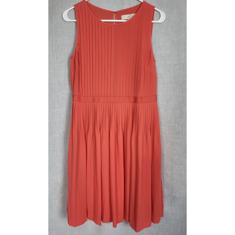 LOFT Peach Dress Women's Sz 6P NWT! Party Cocktail Garden Wedding Summer Spring